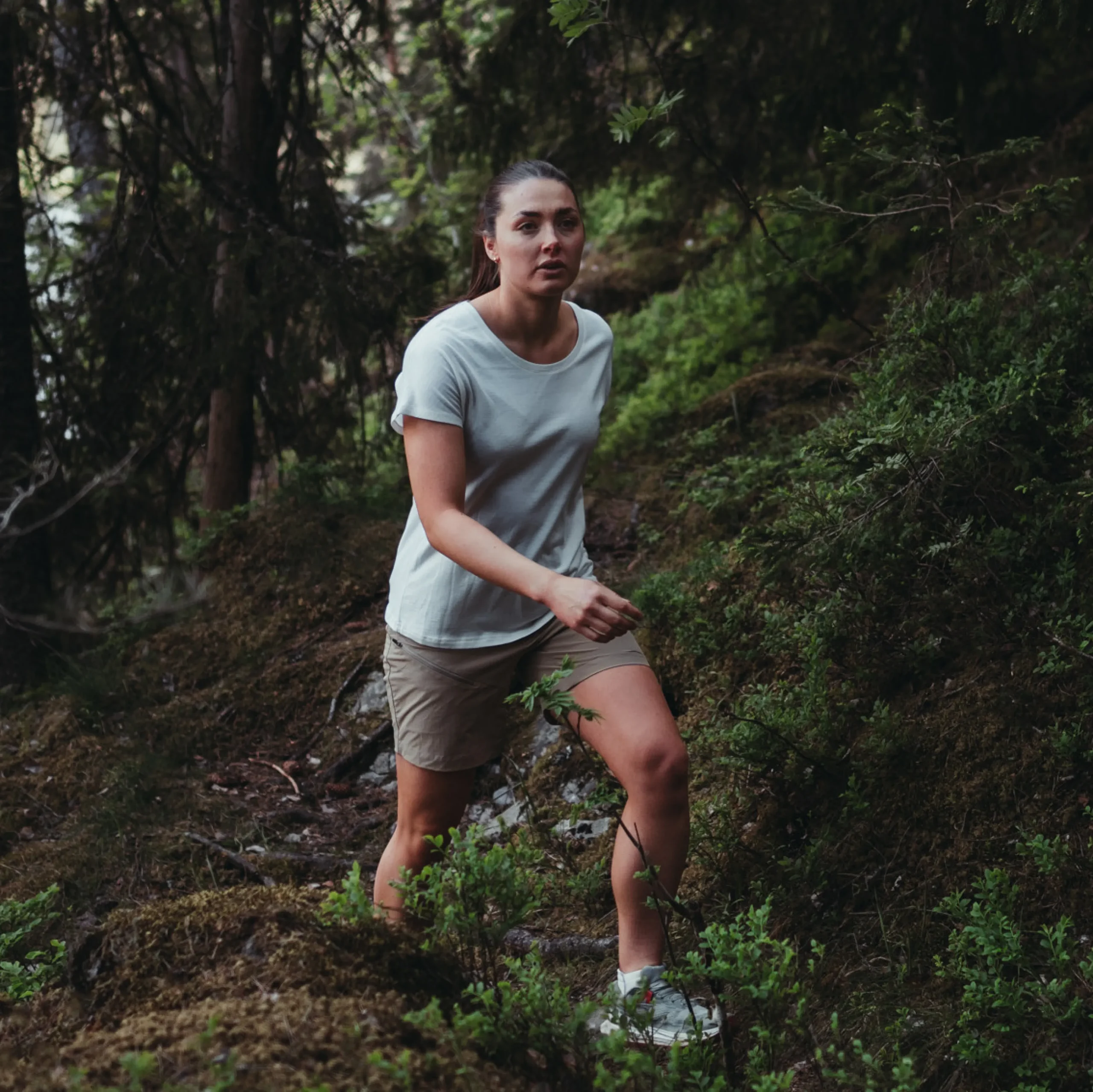 Sale Bergans Rabot Light Softshell Shorts Women - Warm Sand