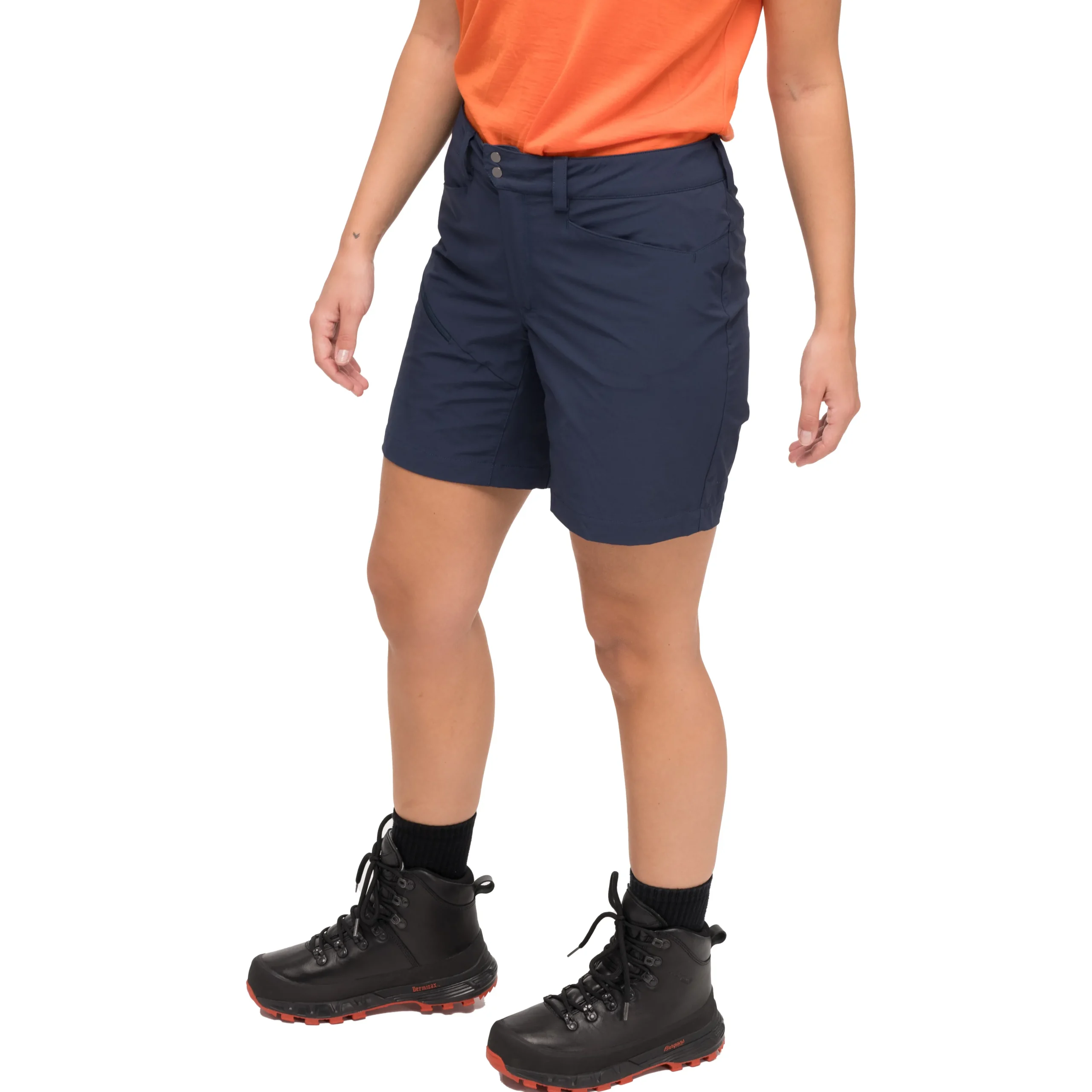 Online Bergans Rabot Light Softshell Shorts Women - Navy Blue