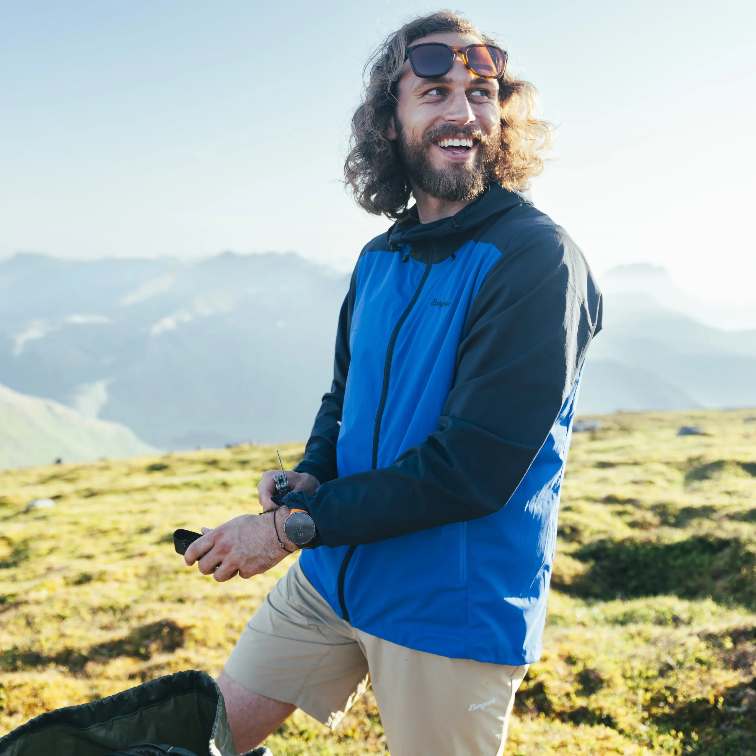 Clearance Bergans Rabot Light Softshell Shorts Men - Warm Sand