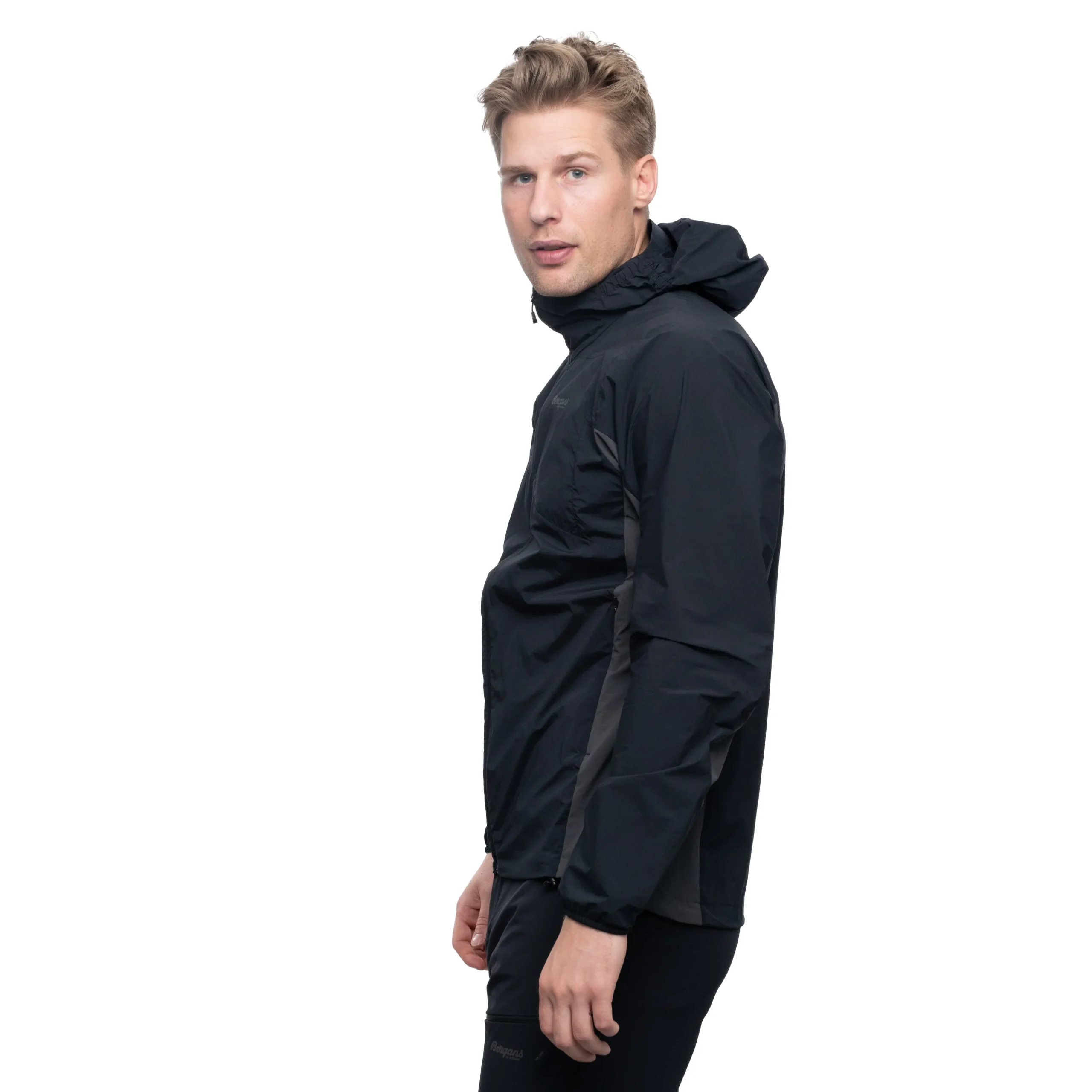 Sale Bergans Rabot Lt Windbreaker Jacket - Black