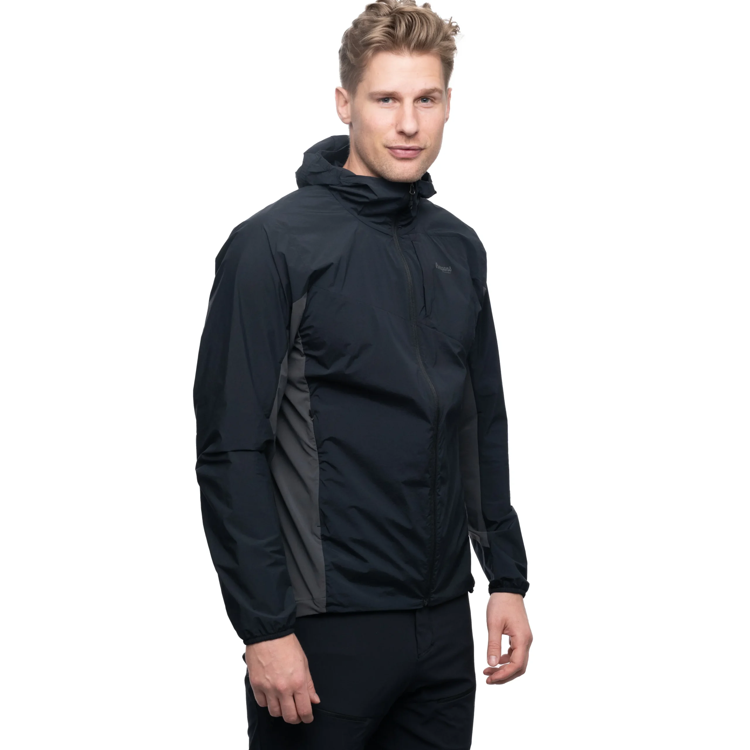 Sale Bergans Rabot Lt Windbreaker Jacket - Black