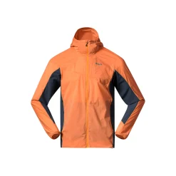 Clearance Bergans Rabot Lt Windbreaker Jacket - Cloudberry Yellow / Orion Blue