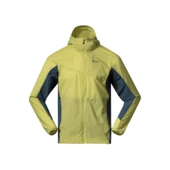 Best Sale Bergans Rabot Lt Windbreaker Jacket - Green Oasis / Orion Blue