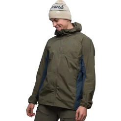 Clearance Bergans Rabot Lt Windbreaker Jacket - Green Mud