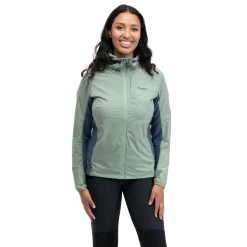 Best Sale Bergans Rabot Lt Windbreaker W Jacket - Jade Green / Orion Blue
