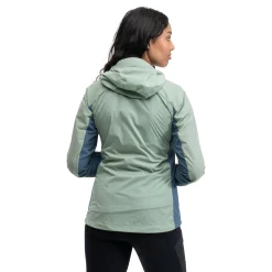 Best Sale Bergans Rabot Lt Windbreaker W Jacket - Jade Green / Orion Blue