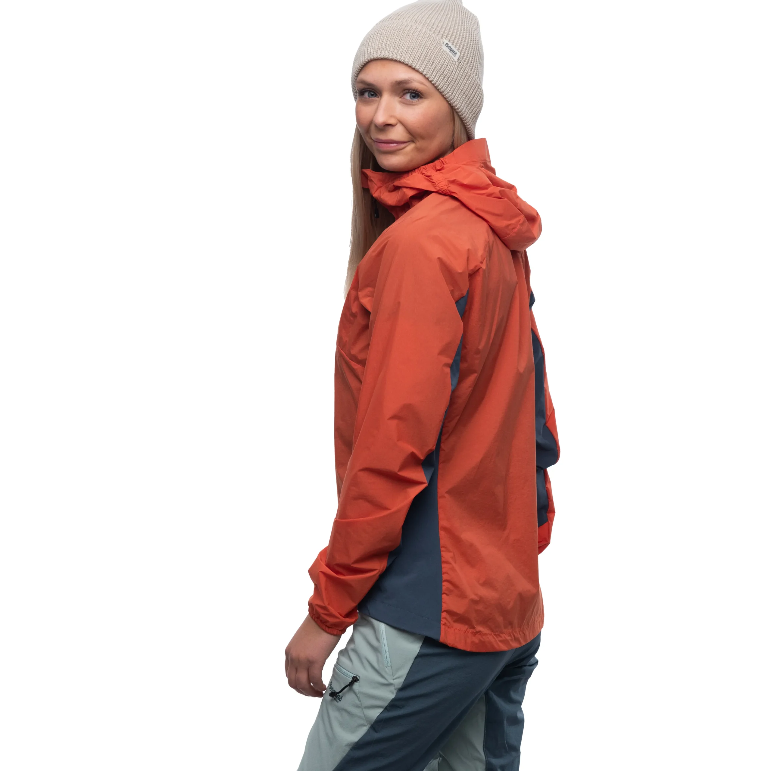 Discount Bergans Rabot Lt Windbreaker W Jacket - Brick