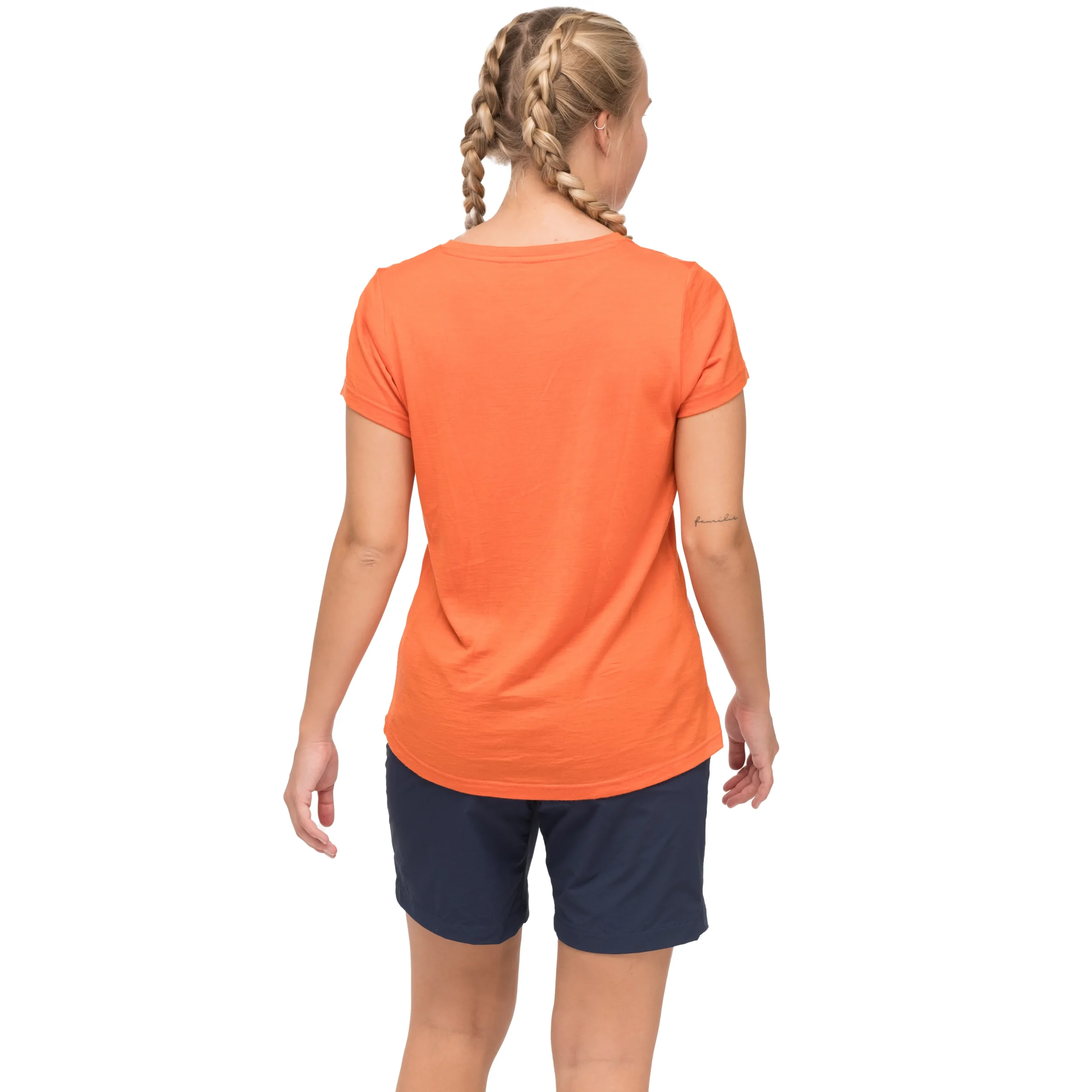 Cheap Bergans Rabot Mount Wool Tee Women - Alert Orange
