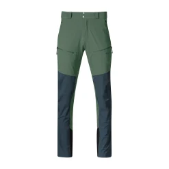 Clearance Bergans Rabot Softshell Pants Men - Dark Jade Green / Orion Blue