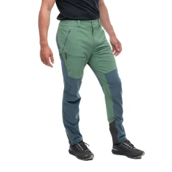 Clearance Bergans Rabot Softshell Pants Men - Dark Jade Green / Orion Blue