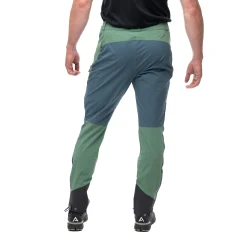 Clearance Bergans Rabot Softshell Pants Men - Dark Jade Green / Orion Blue