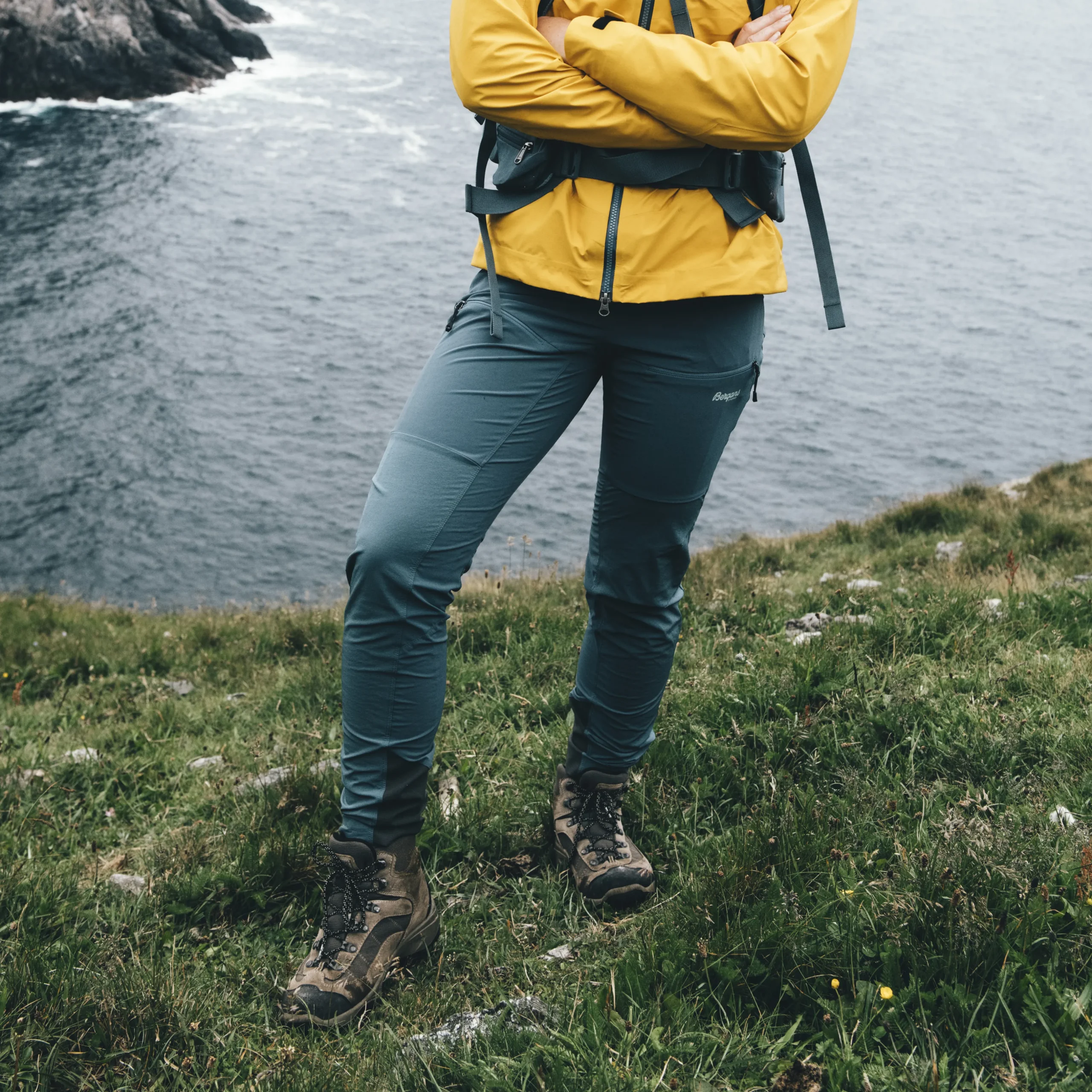 Best Bergans Rabot Softshell Pants Women - Orion Blue
