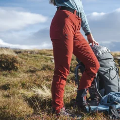 Sale Bergans Rabot Softshell Pants Women - Chianti Red