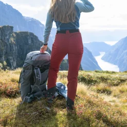 Sale Bergans Rabot Softshell Pants Women - Chianti Red