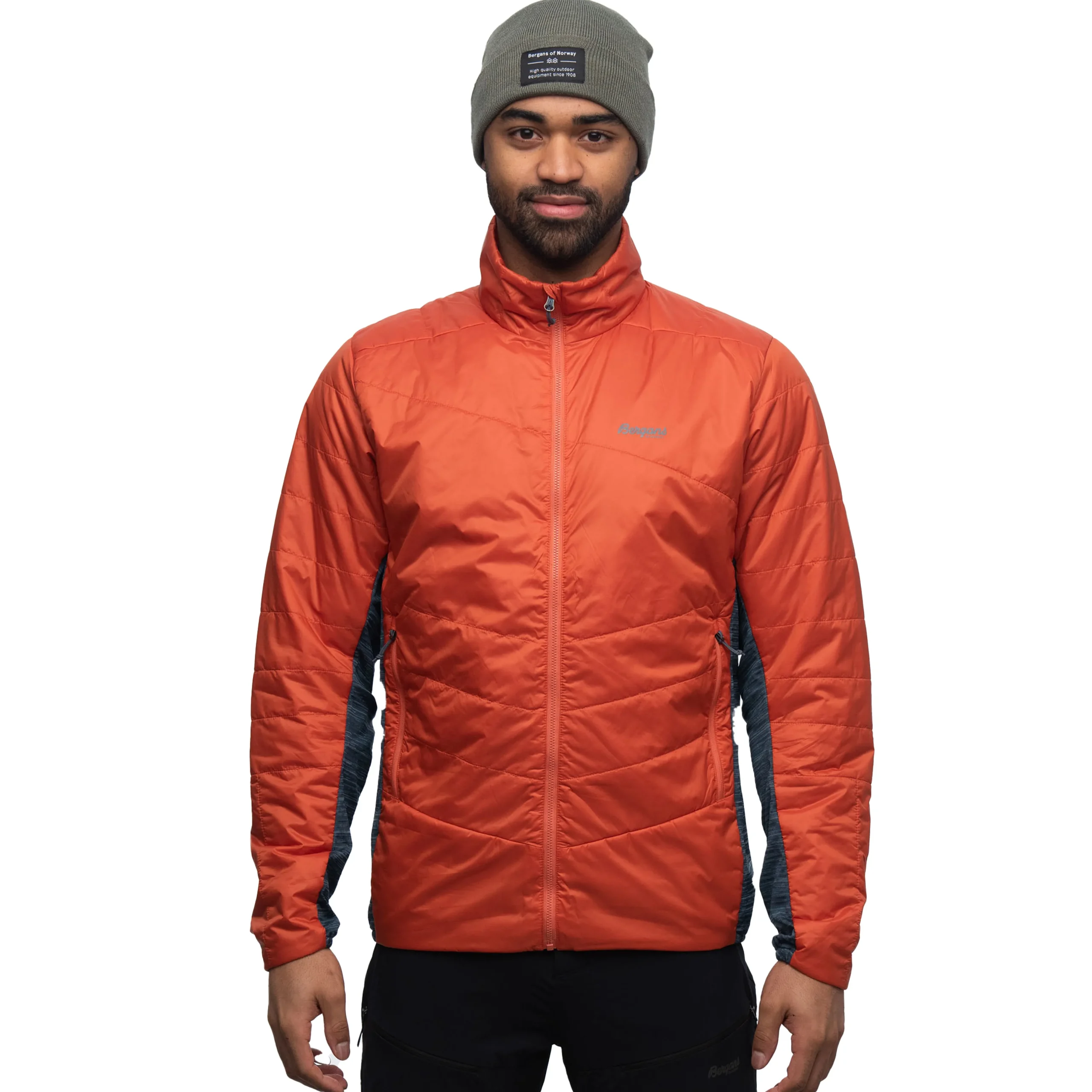 Best Sale Bergans Rabot V2 Insulated Hybrid Jacket - Brick