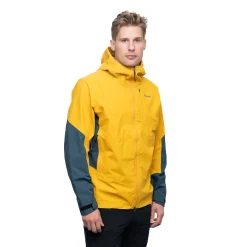 Best Sale Bergans Rabot V2 3L Jacket - Light Golden Yellow / Orion Blue