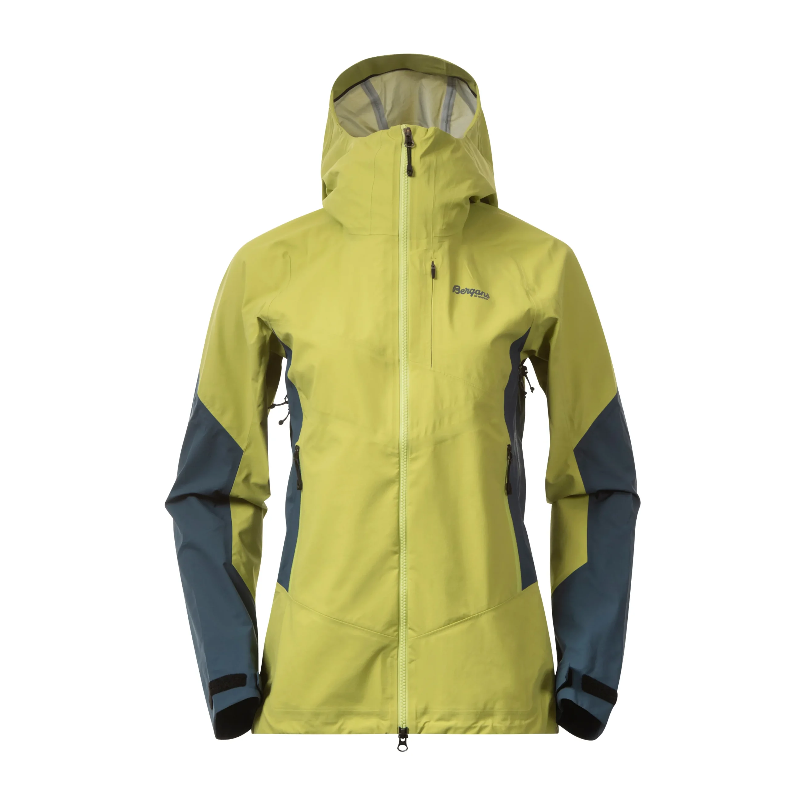 Sale Bergans Rabot V2 3L W Jacket - Green Oasis / Orion Blue
