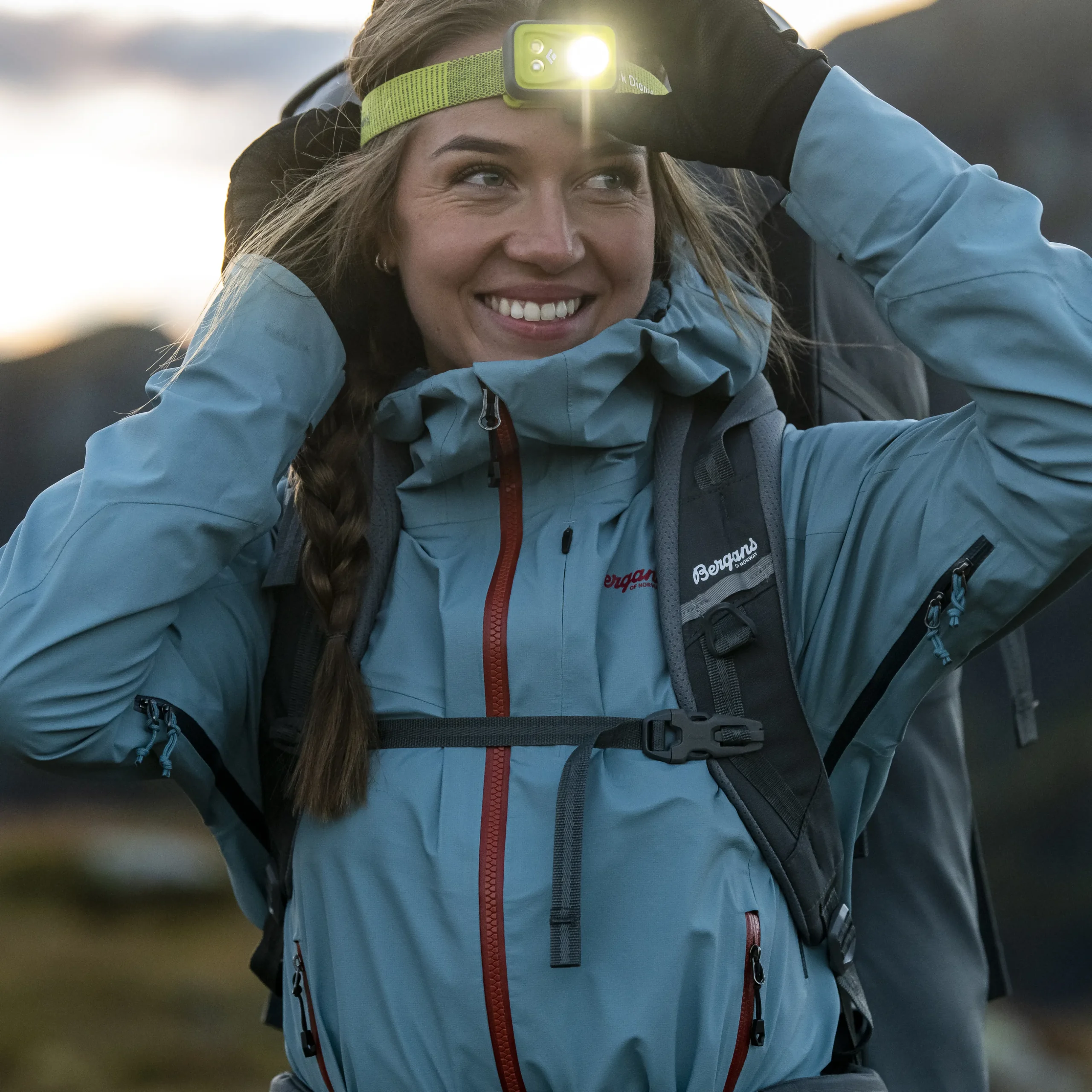 Clearance Bergans Rabot V2 3L W Jacket - Smoke Blue