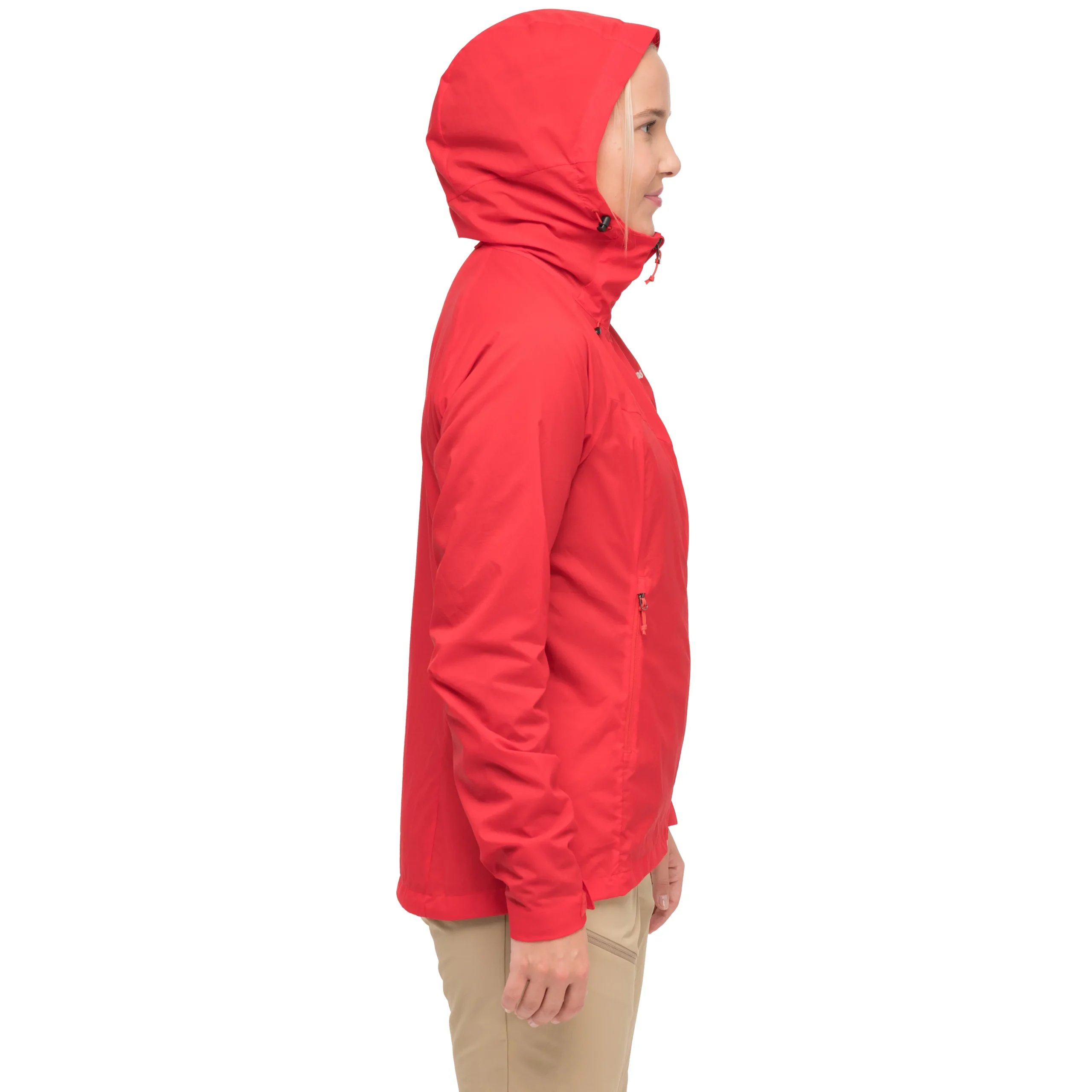 Fashion Bergans Rabot Windbreaker Jacket Women - Fire Red