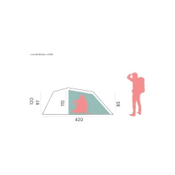 Clearance Bergans Romsdal 4-Person Tent -