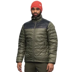 Cheap Bergans Røros Box Down Light Jacket - Green Mud / Solid Charcoal