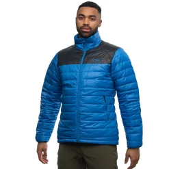 Outlet Bergans Røros Box Down Light Jacket - Strong Blue / Solid Charcoal