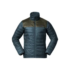 Best Sale Bergans Røros Box Down Light Jacket - Orion Blue / Green Mud