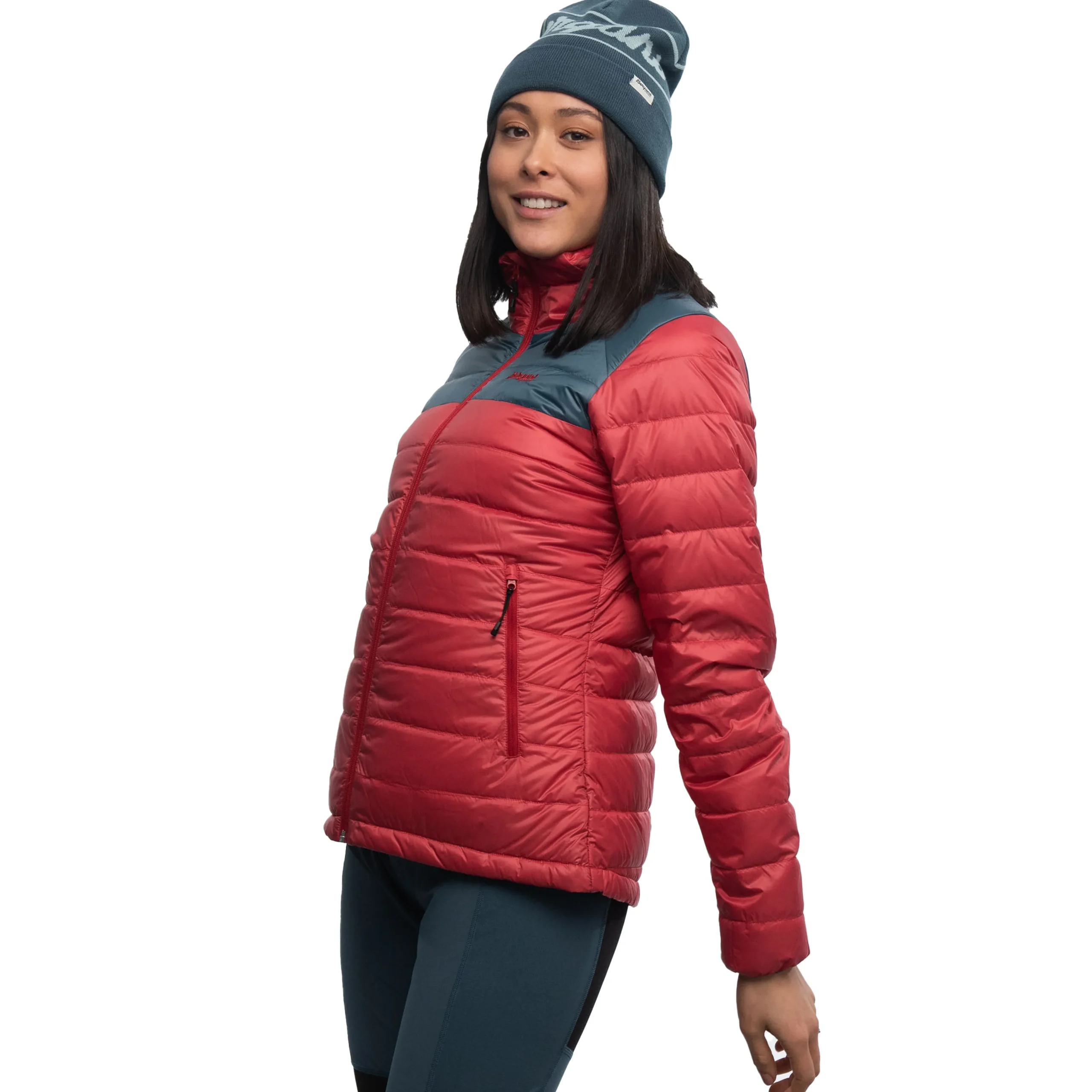 Discount Bergans Røros Box Down Light W Jacket - Red / Orion Blue