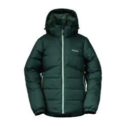 Clearance Bergans Røros Down Youth Girl Jacket - Duke Green