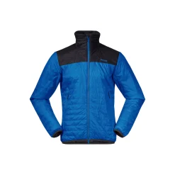 Store Bergans Røros Light Insulated Jacket - Strong Blue / Solid Charcoal