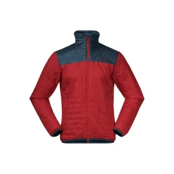Online Bergans Røros Light Insulated Jacket - Red / Orion Blue