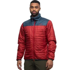 Online Bergans Røros Light Insulated Jacket - Red / Orion Blue