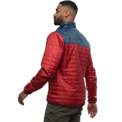 Online Bergans Røros Light Insulated Jacket - Red / Orion Blue