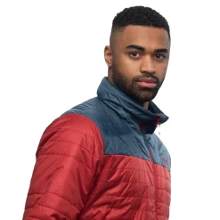 Online Bergans Røros Light Insulated Jacket - Red / Orion Blue