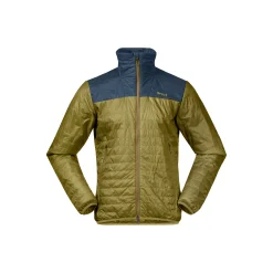 Hot Bergans Røros Light Insulated Jacket - Olive Green / Orion Blue
