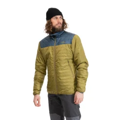 Clearance Bergans Røros Light Insulated Jacket - Olive Green / Orion Blue