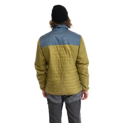 Clearance Bergans Røros Light Insulated Jacket - Olive Green / Orion Blue