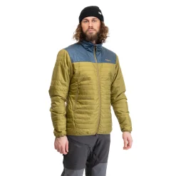 Clearance Bergans Røros Light Insulated Jacket - Olive Green / Orion Blue