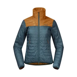 Sale Bergans Røros Light Insulated W Jacket - Forest Frost / Light Inca Gold