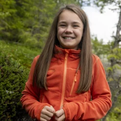 Store Bergans Runde Youth Girl Jacket - Brick