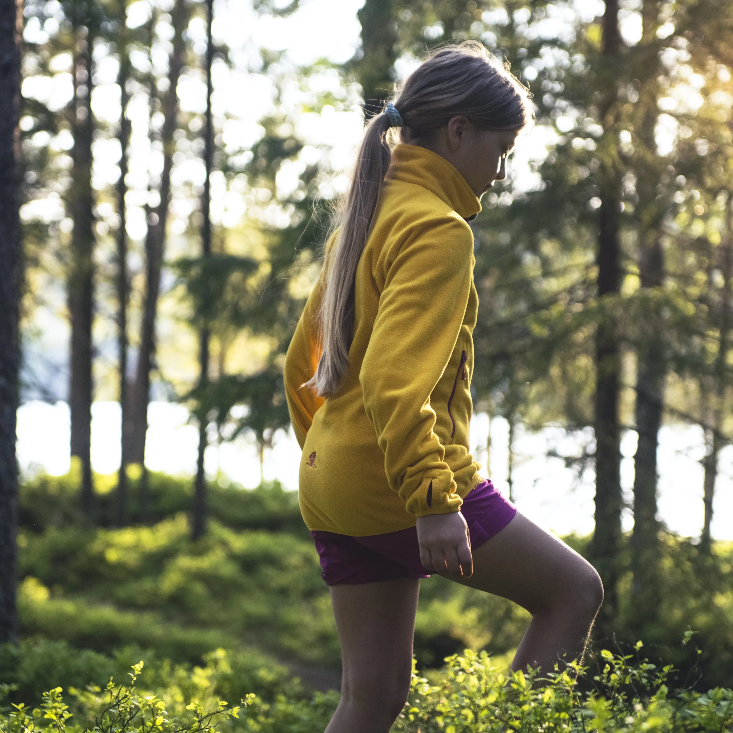 Best Bergans Runde Youth Girl Jacket - Light Golden Yellow
