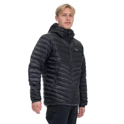 Best Sale Bergans Senja Down Light Jacket W/Hood - Dark Shadow Grey / Husky Blue