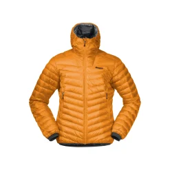 Store Bergans Senja Down Light Jacket W/Hood - Golden Field