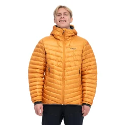 Store Bergans Senja Down Light Jacket W/Hood - Golden Field