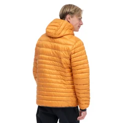 Store Bergans Senja Down Light Jacket W/Hood - Golden Field