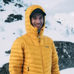 Best Bergans Senja Down Light Jacket W/Hood - Light Golden Yellow