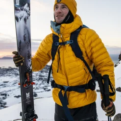 Best Bergans Senja Down Light Jacket W/Hood - Light Golden Yellow