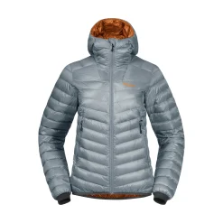 Sale Bergans Senja Down Light W Jacket W/Hood - Husky Blue