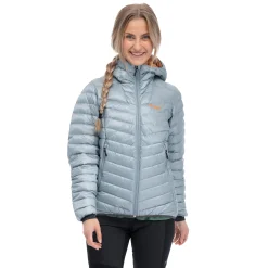 Sale Bergans Senja Down Light W Jacket W/Hood - Husky Blue