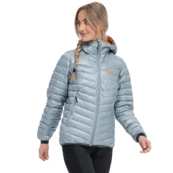 Sale Bergans Senja Down Light W Jacket W/Hood - Husky Blue